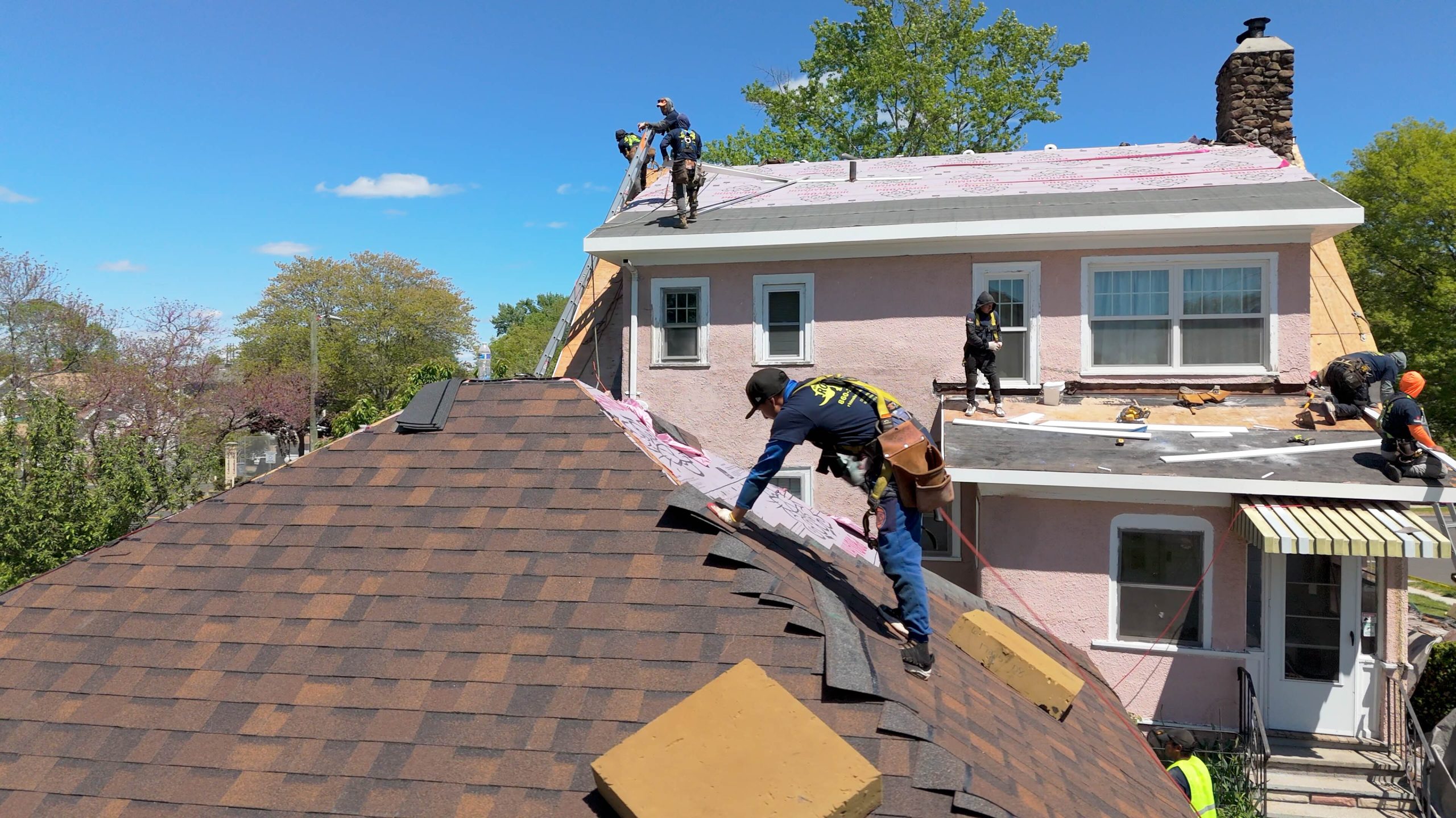 Roof replacement project completed by Rhino-Back Roofing